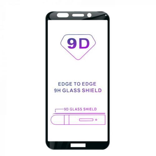 Tvrdené sklo iSaprio 9D BLACK pre Huawei Y5 2018