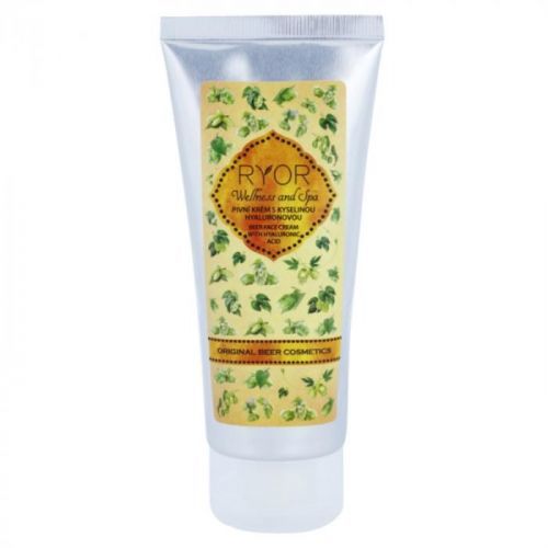 RYOR Original Beer Cosmetics pivný krém na tvár s kyselinou hyalurónovou 100 ml