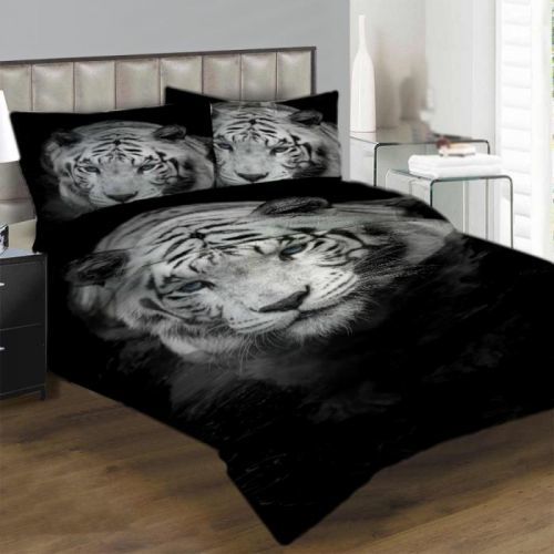 Obliečky Biely tiger (Rozmer: 1x140/220 + 1x90/70)