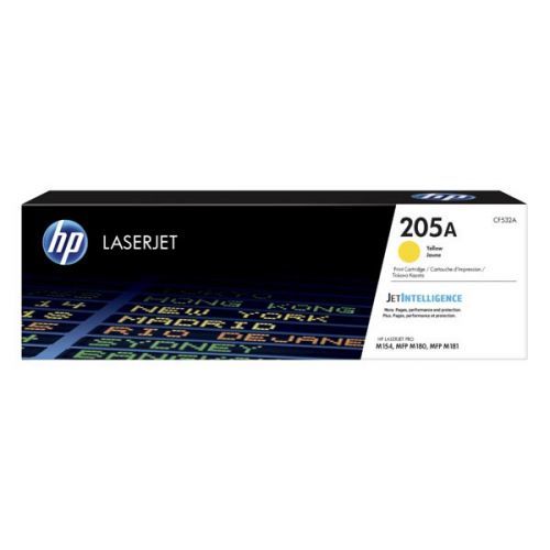 HP originál toner CF532A, yellow, 900str., HP 205A, HP Color LaserJet Pro M180n, M181fw
