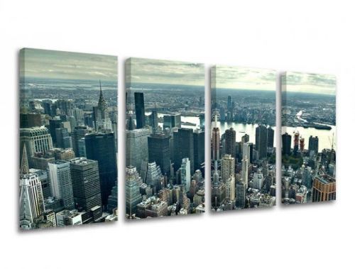 Obraz na stenu 4 dielny MESTO / NEW YORK ME118E41