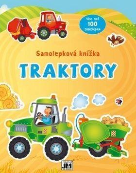 Samolep knižka/ Traktory