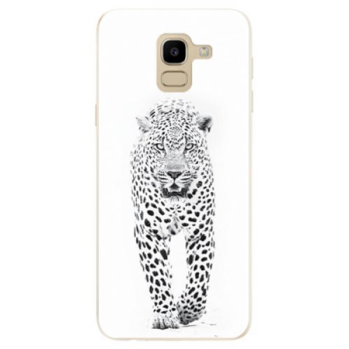 Odolné silikónové puzdro iSaprio - White Jaguar - Samsung Galaxy J6