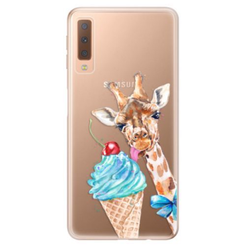 Odolné silikónové puzdro iSaprio - Love Ice-Cream - Samsung Galaxy A7 (2018)