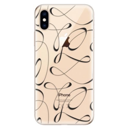 Odolné silikónové puzdro iSaprio - Fancy - black - iPhone XS