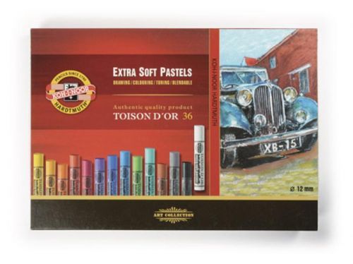 8555 Umelecké pastely EXTRA SOFT - TOISON D'OR, 36ks