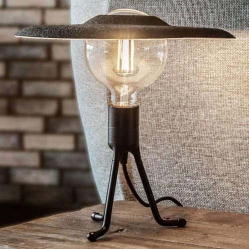 UMAGE Shade stolná lampa čierna/plsť