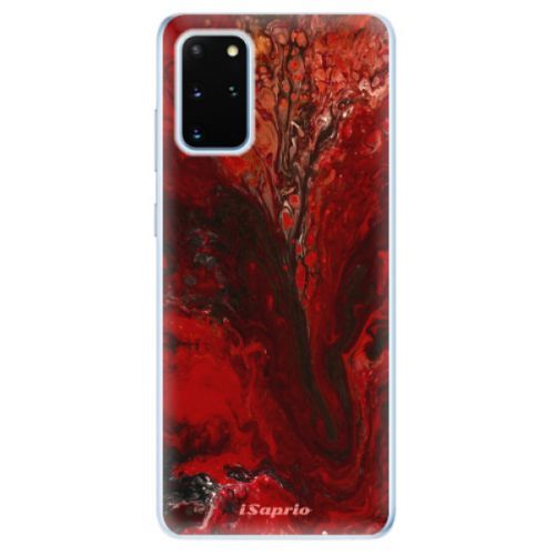 Odolné silikónové puzdro iSaprio - RedMarble 17 - Samsung Galaxy S20+