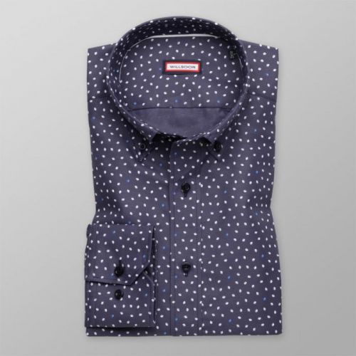 Košeľa Slim Fit s potlačou kvapiek (výška 176 - 182 a 188 - 194) 10459