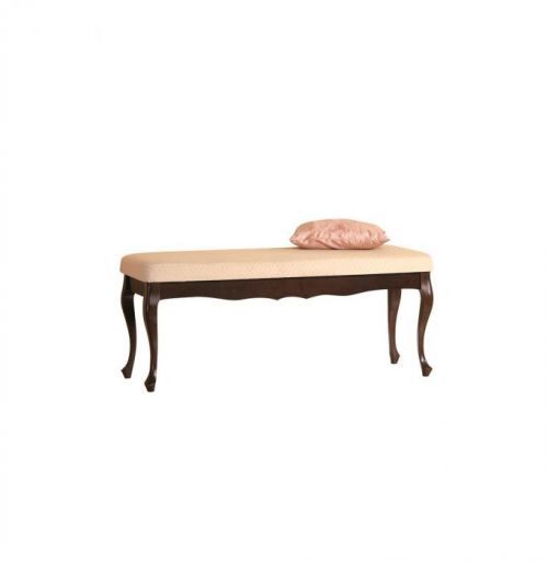 TARANKO Wersal W rustikálna lavica do predsiene wenge / béžový vzor (A4 1013)