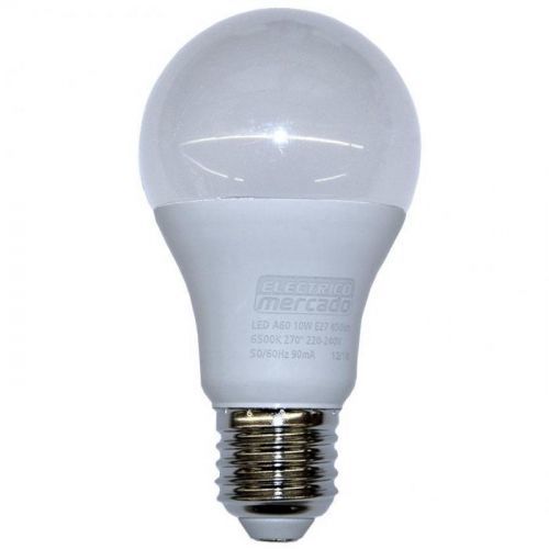 LED žiarovka EM 10W A60 E27 6500K