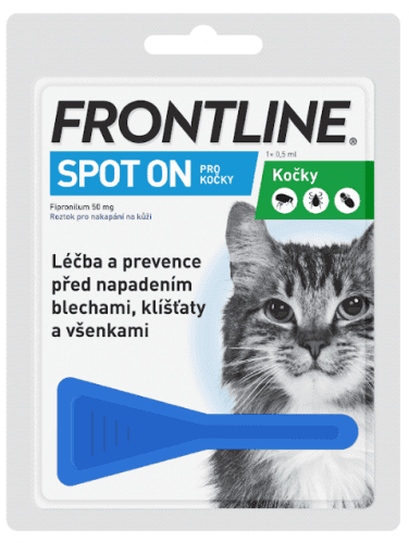 Frontline Spot-on pre mačky sol 0,5 ml