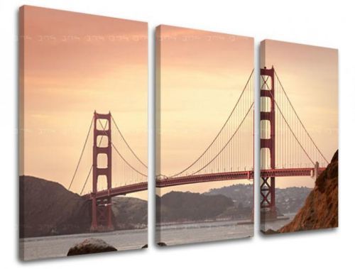 Obraz na stenu 3 dielny MESTO / SAN FRANCISCO ME116E30