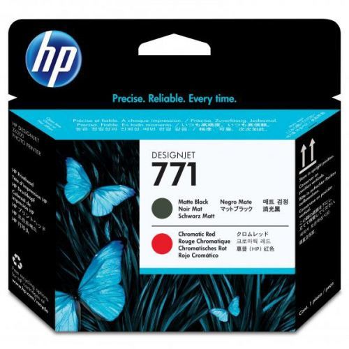 HP originál tlačová hlava CE017A, HP 771, matte black/chromatic red, HP HP Designjet Z6200, Z6600, Z6800