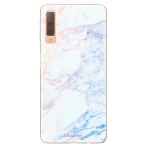 Odolné silikónové puzdro iSaprio - Raibow Marble 10 - Samsung Galaxy A7 (2018)