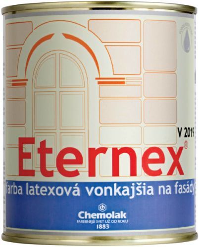 Chemolak V 2019 Eternex - latexová farba vonkajšia - 0100 - biela - 6 Kg