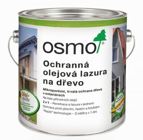 OSMO Color OSMO Ochranná olejová lazura - do vonkajších priestorov - 700 - borovica - 0,75 L