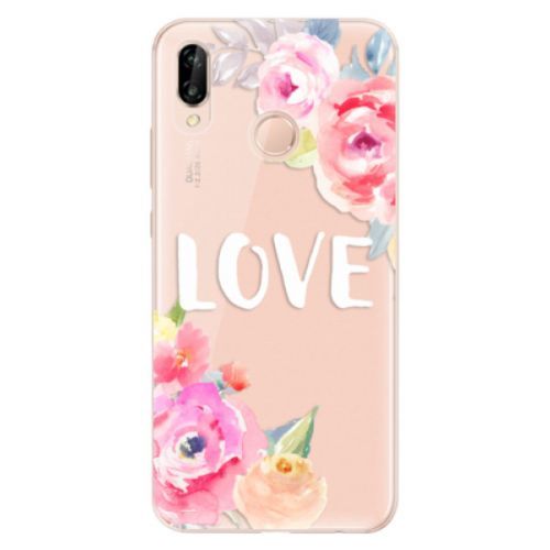 Odolné silikónové puzdro iSaprio - Love - Huawei P20 Lite