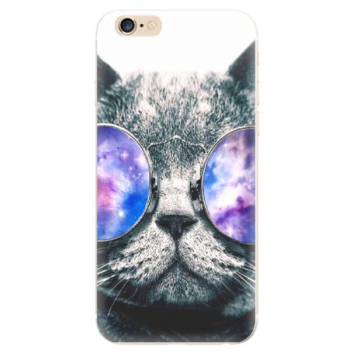 Odolné silikónové puzdro iSaprio - Galaxy Cat - iPhone 6/6S