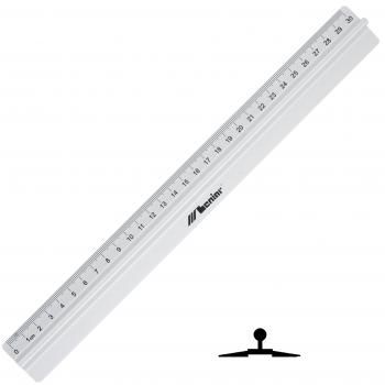 Pravítko hliníkové s úchytom LENIAR 30 cm
