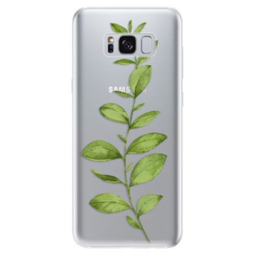 Odolné silikónové puzdro iSaprio - Green Plant 01 - Samsung Galaxy S8