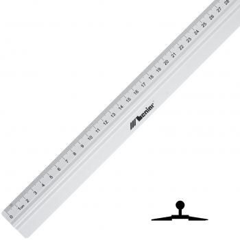 Pravítko hliníkové s úchytom LENIAR - 100 cm