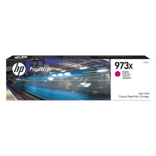 HP originál ink F6T82AE, HP 973X, magenta, 7000str., 82ml, HP PageWide Pro 452, Pro 477