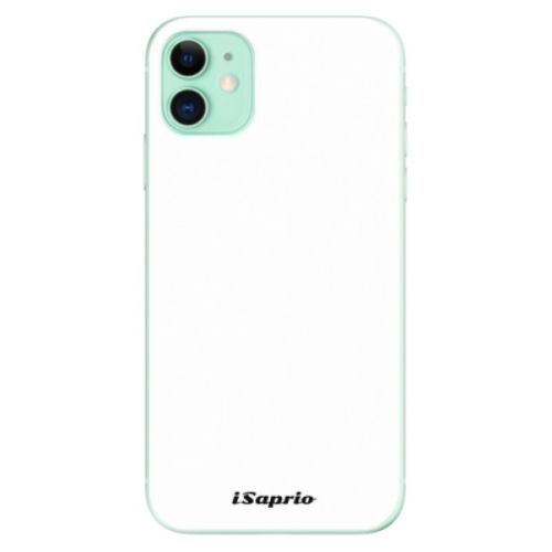 Odolné silikónové puzdro iSaprio - 4Pure - bílý - iPhone 11