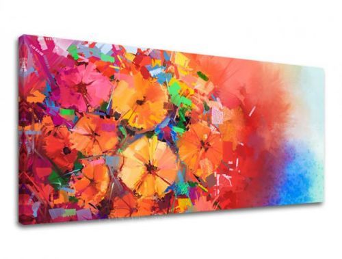 Obraz na stenu PANORÁMA KVETY KV062E13