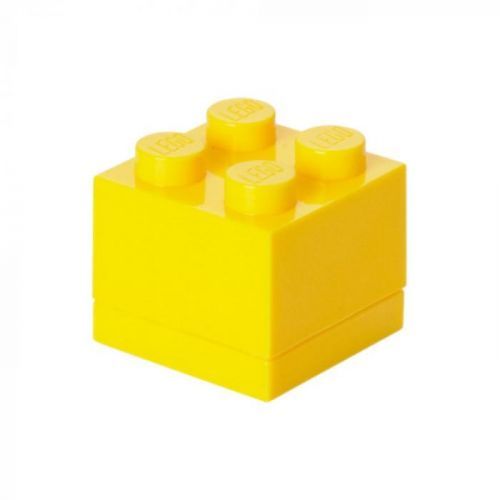 Žltý úložný box LEGO® Mini Box