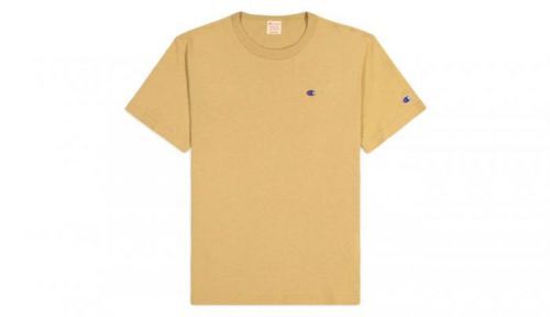Champion Premium Crewneck T-shirt svetlohnedé 214674_S20_YS067