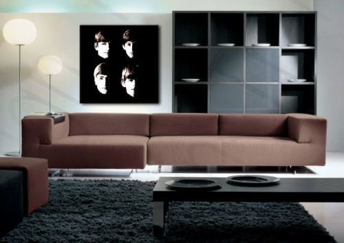 Ručne maľovaný POP Art obraz BEATLES  beat9