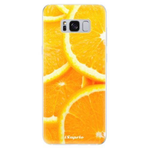 Odolné silikónové puzdro iSaprio - Orange 10 - Samsung Galaxy S8