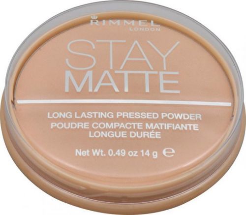 Rimmel Matujúci kompaktný púder Stay Matte 14 g 005 Silky Beige
