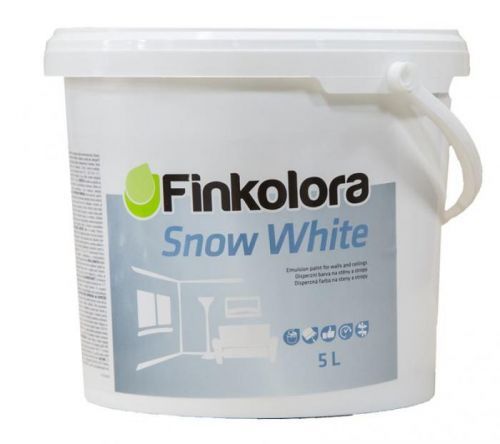 Finkolora FINKOLORA SNOW WHITE - interiérová farba - sneho biela - 5 L
