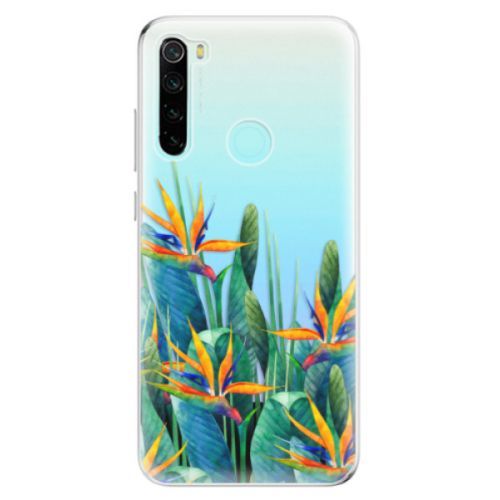 Odolné silikónové puzdro iSaprio - Exotic Flowers - Xiaomi Redmi Note 8