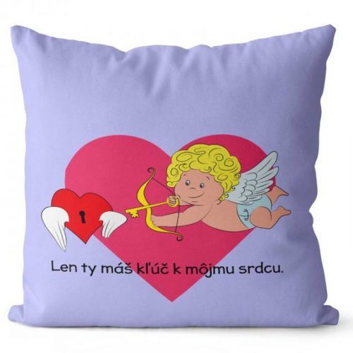 Vankúšik Amor (Veľkosť: 40 x 40 cm)