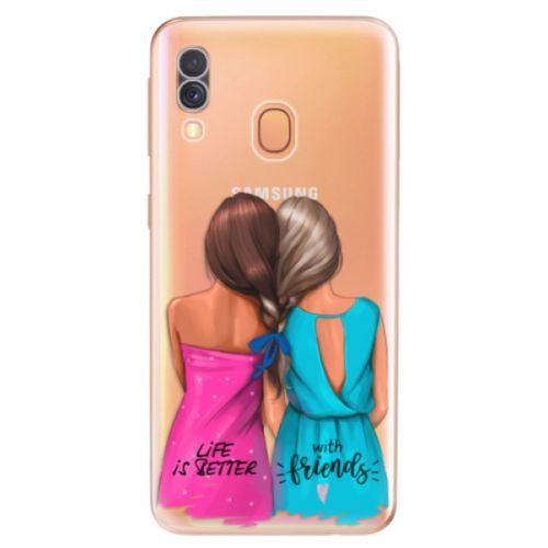 Odolné silikónové puzdro iSaprio - Best Friends - Samsung Galaxy A40