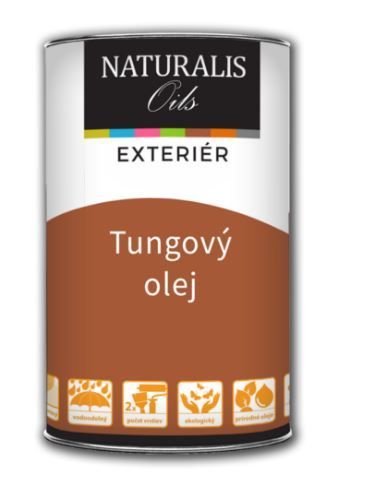 Naturalis Oils NATURALIS Farebný Tungový olej na drevo - čínsky olej na drevo - 1109 - tík - 0,9 L
