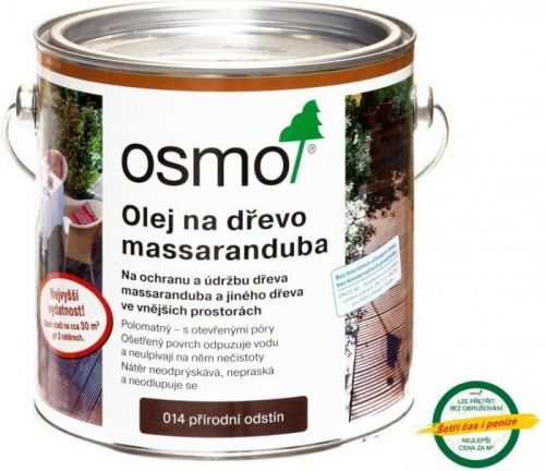 OSMO Color Osmo Terasový olej na MASSARANDUBA - prírodný - 14 - prírodný - 0,75 L