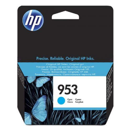 HP originál ink F6U12AE, cyan, blister, 700str., 10ml, HP 953, HP OJ Pro 8218,8710,8720,8740