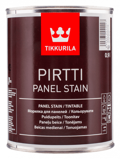 Tikkurila PIRTTI Panel Stain – moridlo na drevo - transparentny - 9 L