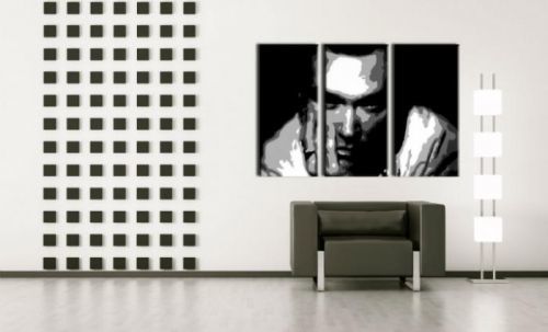 Ručne maľovaný POP Art obraz Morrisey 3 dielny  mor