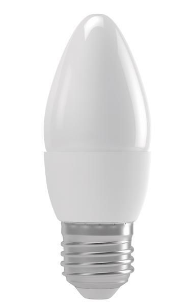 EMOS LED ZAROVKA CANDLE,6W/42W E27,WW TEPLA BILA,500 LM,BASIC A+