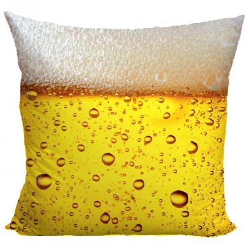 Vankúš Pivo (Veľkosť: 40 x 40 cm)