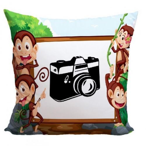 Fotovankúš Monkeys 40x40 cm