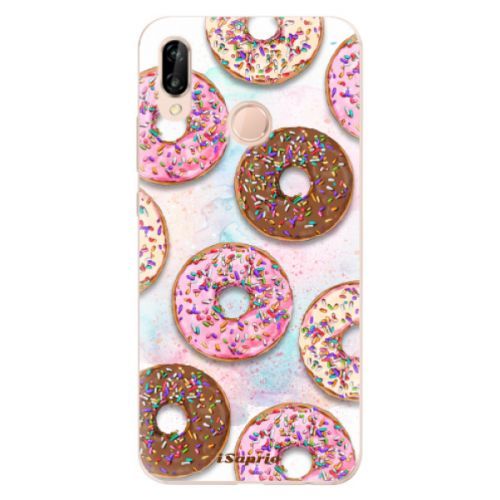 Odolné silikónové puzdro iSaprio - Donuts 11 - Huawei P20 Lite