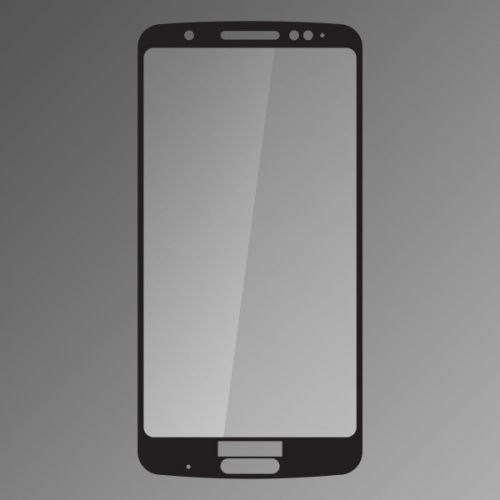 Ochranné sklo Moto G6 Plus čierne, fullcover, 0.33mm Q sklo