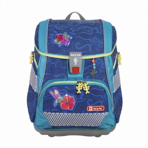 Školská aktovka/ruksak 2V1 pre prváčikov – 6-dielny set, Step by Step Kolibrík, certifikát AGR - NÁVRAT DO ŠKOLY