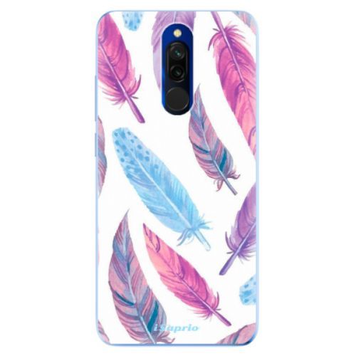 Odolné silikónové puzdro iSaprio - Feather Pattern 10 - Xiaomi Redmi 8